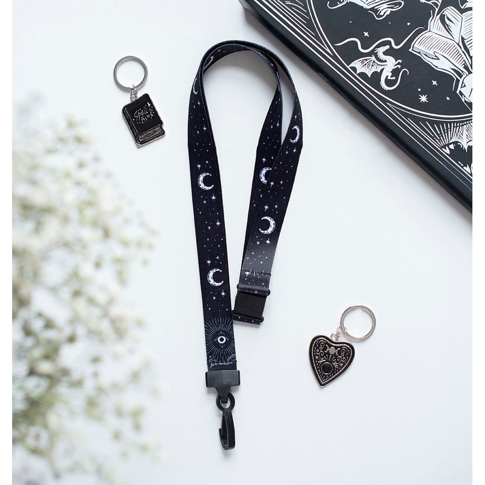 Something Different - Spellbound Sky Lanyard/Keycord - Black/White